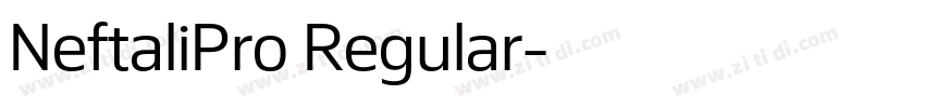 NeftaliPro Regular字体转换 NeftaliPro Regular字体转换